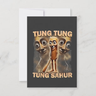Invitation Tung tung sahur Brainrot Meme