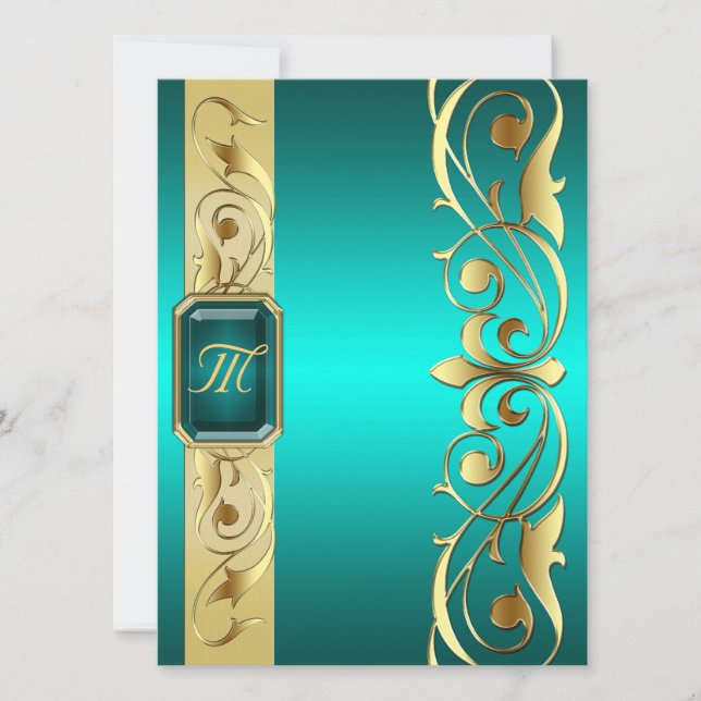 Invitation Turquoise de Grand-Duke Turquoise Jewel (Devant)
