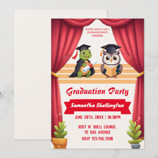 Invitation "Turtley Sage : une Owl-stravaganza de remise de d