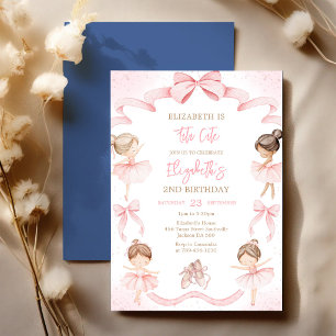 Invitation Tutu de ballerine Mignon Rose Fille de ballet Anni