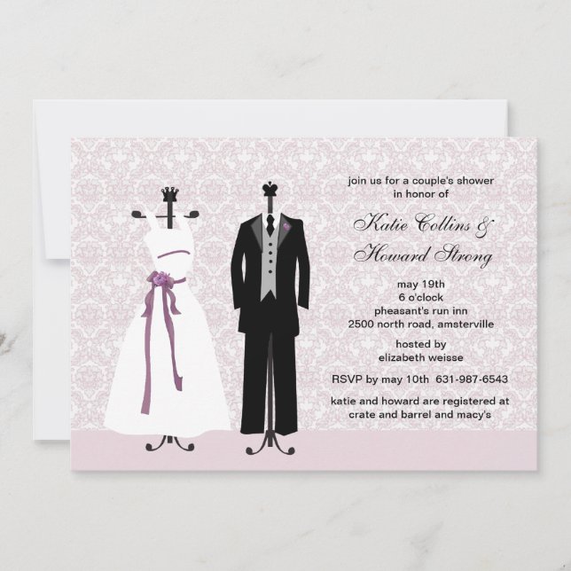 Invitation Tux et Gown (Devant)