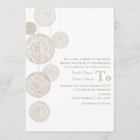 Twine Globes : Un mariage pour les parents d'une m
