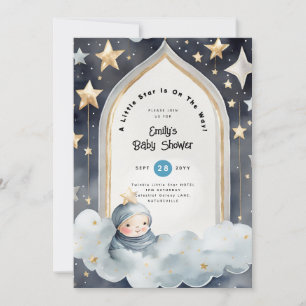 Invitation Twinkle Little Star BABY SHOWER ou 1er anniversair