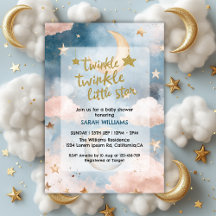 Twinkle scintille petit baby shower de genre étoil