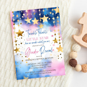 Invitation Twinkle scintillement petit star genre révéler