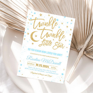 Invitation Twinkle Twinkle Little Star Baby shower