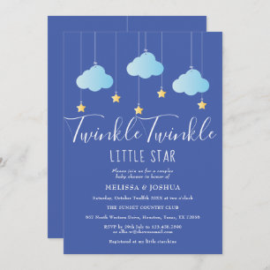 Invitation Twinkle Twinkle Little Star Baby shower / Sprinkle