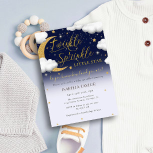 Invitation Twinkle Twinkle Little Star Baby Sprinkle