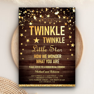 Invitation Twinkle Twinkle Little Star Genre Reveal Party