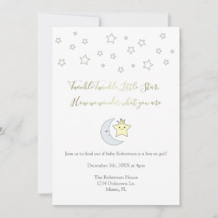 Invitation Twinkle Twinkle Star