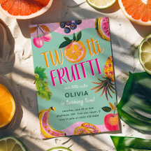 TWO-tti Fruitti Whimsical 2e anniversaire