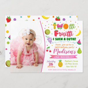 Invitation Twotti frutti 2e anniversaire
