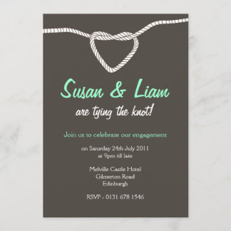 Invitation Tying the Knot Engagement Party