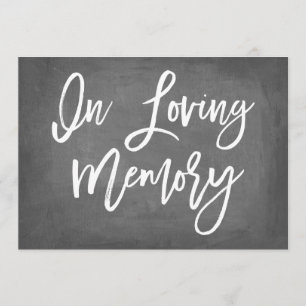 Invitation Typographie Chic Tableau Noir Impression En Souven