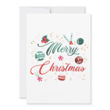 Typographie festive de Joyeux Noël avec ornements