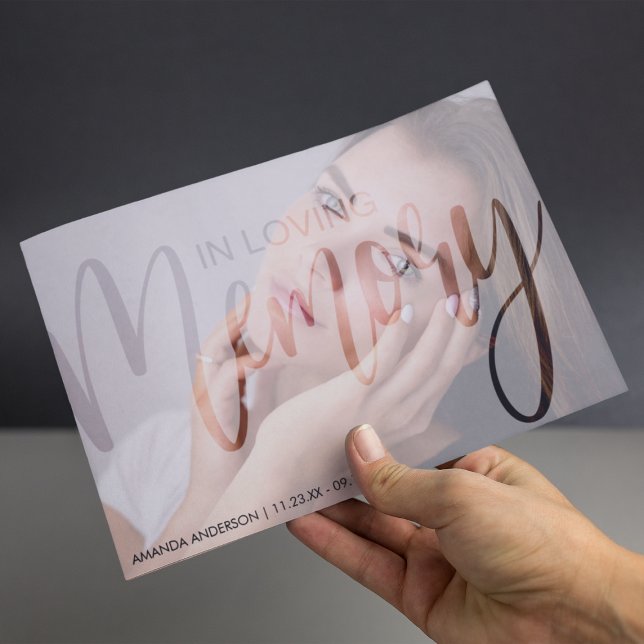 Invitation Typographie | Fête funéraire de la vie (Créateur téléchargé)