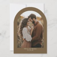 Typographie minimaliste moderne Photo Mariage Brow