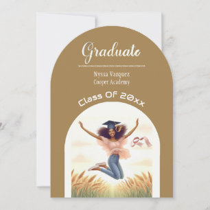 Invitation Typographie moderne Minimaliste Gradualist Party A