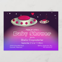 UFO et bébé UFO Magenta Purple| Baby shower