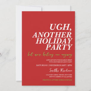Invitation Ugh Une Autre Fête De Vacances