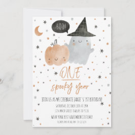 Invitation Un an Éffrayant anniversaire