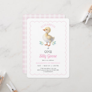 Invitation Un anniversaire de premier anniversaire de fille r