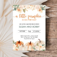 Un Baby shower Automne Un Peu Citrouille