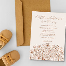 Un Baby shower Boho Terracotta Un Peu Fleur sauvag