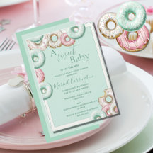 Un Baby shower d'aquarelle doux pour bébé vert bei