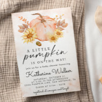 Un Baby shower D'Automne Un Peu De Fleurs Citrouil