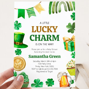 Invitation Un Baby shower De Charme Un Peu Lucky