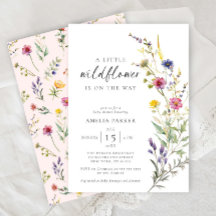 Un Baby shower Floral Un Petit Fleur sauvage