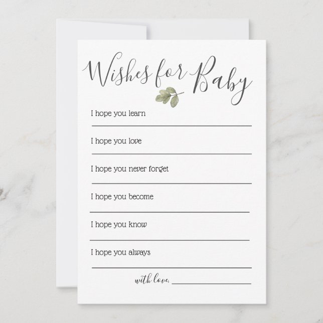 Invitation Un Baby shower Ours Souhaite Bébé (Devant)