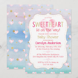 Invitation Un Baby shower Un Peu Chéri