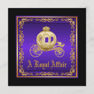Invitation Un bal d'affaire royal