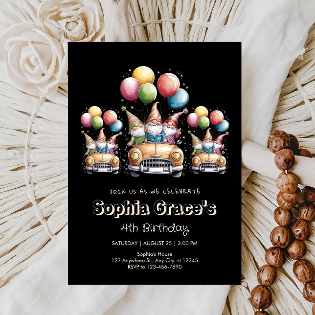 Invitation Un Bassin d'anniversaire sur roues (Créateur téléchargé)