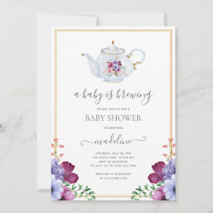 Invitation Un bébé brasse du Baby shower