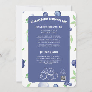 Invitation Un bébé doux Berry est sur le chemin Shower Invita