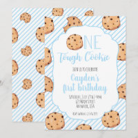 Un biscuit dur bleu premier anniversaire