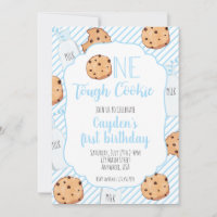 Un biscuit dur bleu premier anniversaire