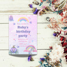 Un château Whimsical, conte de fées et un invitati