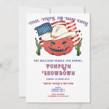 Un Citrouille patriotique moderne contre Halloween