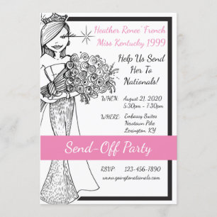 Invitation Un concours de théâtre par Heather French Henry