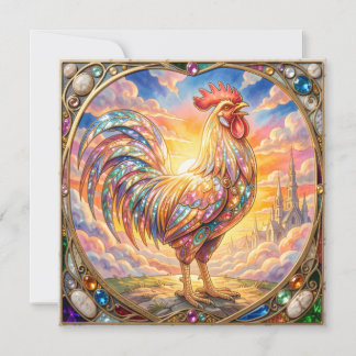 Invitation Un coq éthéré