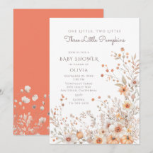 Un, Deux, Trois Petits Baby showers Citrouille