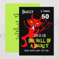 Un Enfer D'Une Fête De Fête Personnalisée