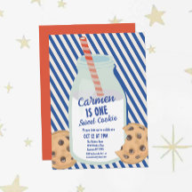 Un lait doux et des biscuits garçons Premier anniv