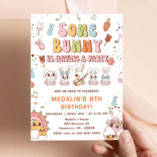 Invitation Un Lapin A Une Fête Anniversaire