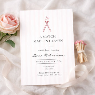 Invitation Un mariage fait au ciel Élégante fête de mariage