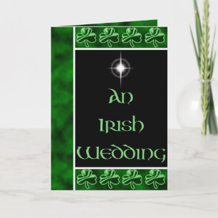 Invitation Un mariage irlandais
